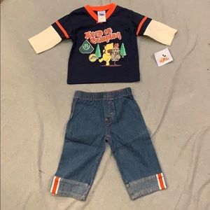 Disney’s Boy’s Winnie The Pooh Camping Outfit Set